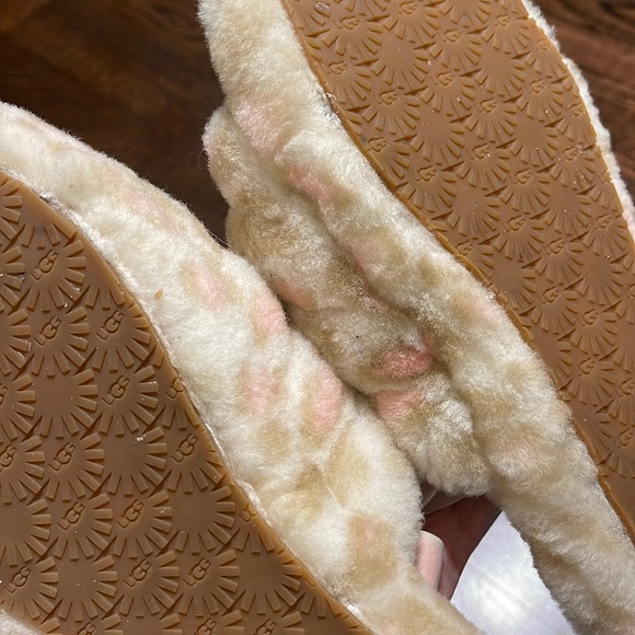 Ugg fluff yeah in white and pink leopard - Picture 5 of 6